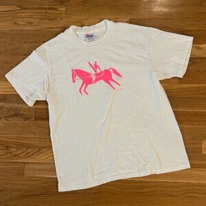 Vintage 90s Horse Vaulting Single-Stitch USA Made T-Shirt - Adult Large